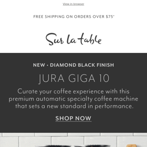 Open your countertop café with JURA GIGA 10.