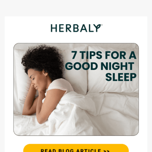 7 tips for a good night sleep
