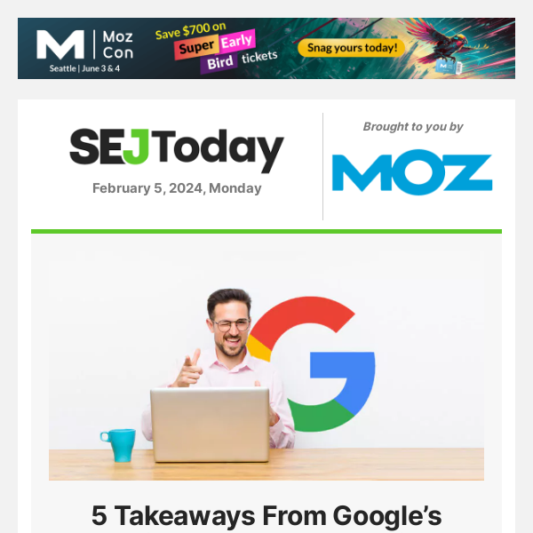 5 Takeaways From Google’s Revised SEO Starter Guide