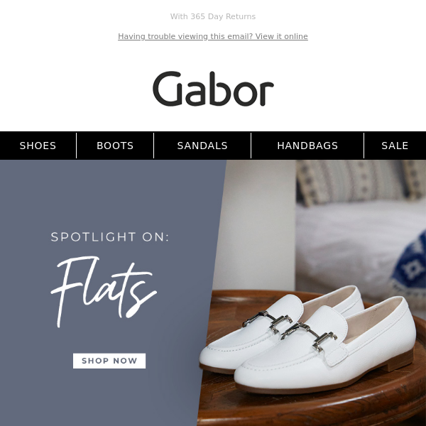 A Spotlight On Flats - Gabor Shoes