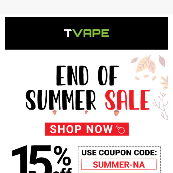 ☀️End of Summer SALE has ARRIVED ⏰
