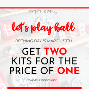 Two kits for the price of one ⚾️