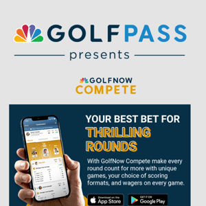 GolfNow Compete is the only app you need to set up friendly wagers for your round