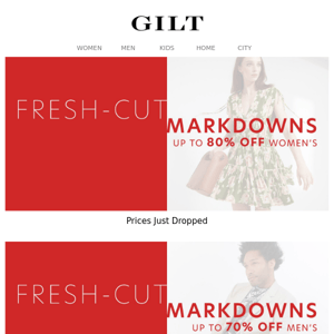 ✂ Up to 80% Off Fresh-Cut MARKDOWNS