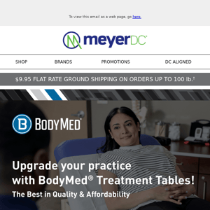 Elevate Patient Therapy with BodyMed® Treatment Tables!