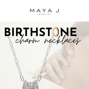 Birthstone Necklaces 💎 The perfect summer jewel