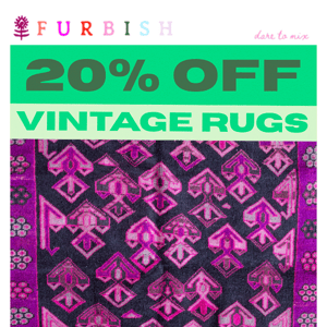 ⚡ 20% Off Vintage Rugs ⚡ New Rugs Just Landed!
