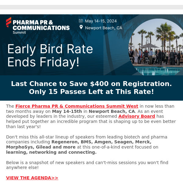 Early Bird Rate Ends Friday | Only 15 Passes Left at This Rate