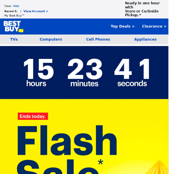 The Flash SALE has your name all over it