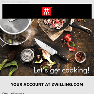 Zwilling USA, welcome to zwilling.com