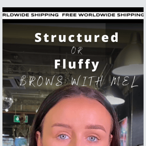 Structured or Fluffy Brows? Tutorial Inside👀