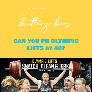 Can You PR OLYMPIC LIFTS at 40?