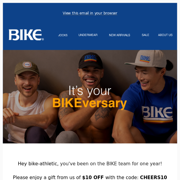 Ready, set, celebrate! - Bike Athletic