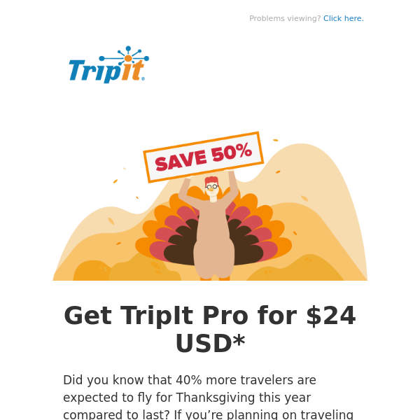 Get TripIt Pro for Just $24 USD*