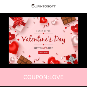 Spread the Love: Celebrate Valentine's Day Sale with Slipintosoft