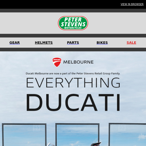 EVERYTHING DUCATI – The new home of everything Ducati has landed.