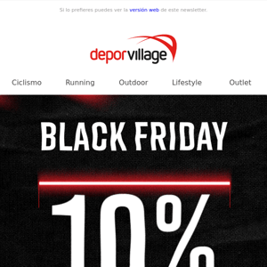 Black Friday: ¡CUPÓN 10% EXTRA!😱