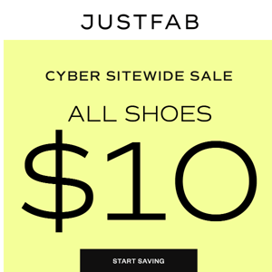 All Shoes Are $10!