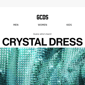 GCDS Back in Stock: Crystal Dress