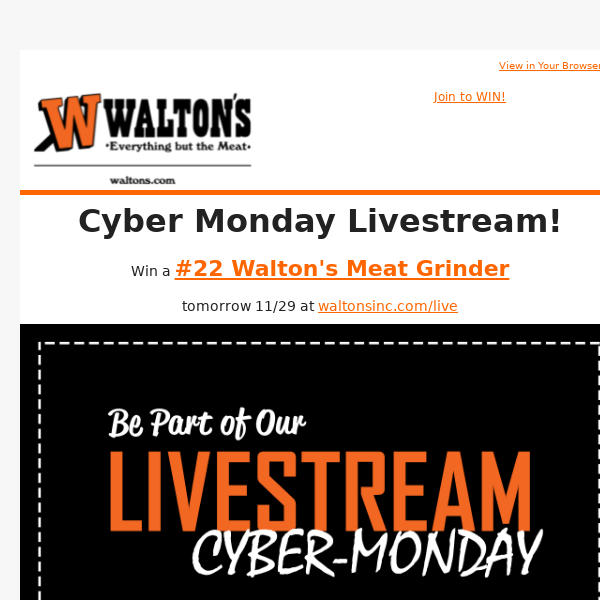 Walton's #22 Meat Grinder