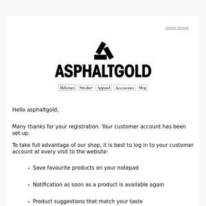 👋Welcome to the Asphaltgold crew!