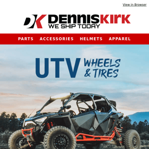 UTV tires and wheels at DK? Yep!