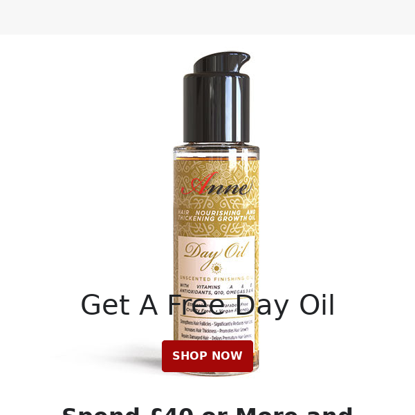 Anne Beauty OFFER! - Get a Free Day Oil