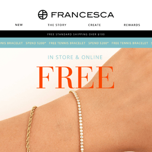 🎾FREE Tennis Bracelet for you!