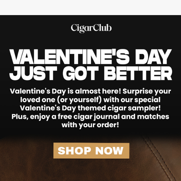 Love at First Smoke - Valentine's Day Cigar Sampler