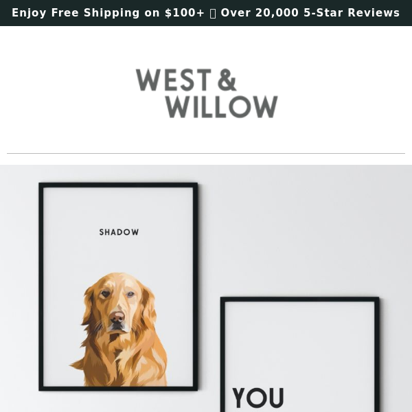 Custom Pet Portrait Mug – West & Willow