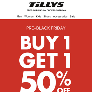 15% Off 1 Item 👉 JUST FOR YOU - Tilly's