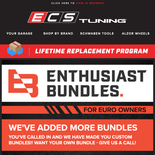 More Bundles Added to our Enthusiast Bundles!
