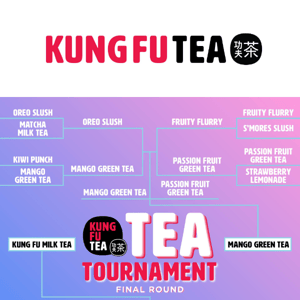 The Finals Are Here! Head To Instagram To Vote Between Mango Green Tea or Kung Fu Milk Tea! (@kungfuteausa)