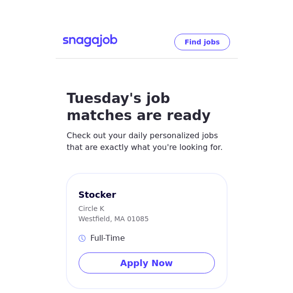 Personalized job matches for February 27, 2024