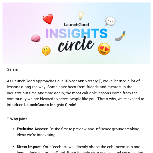 📣 Exclusive Access Awaits: Join the Insights Circle!