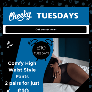 £10 Tues: 2 (YES 2!) pairs of Comfy Period Pants for just £10!