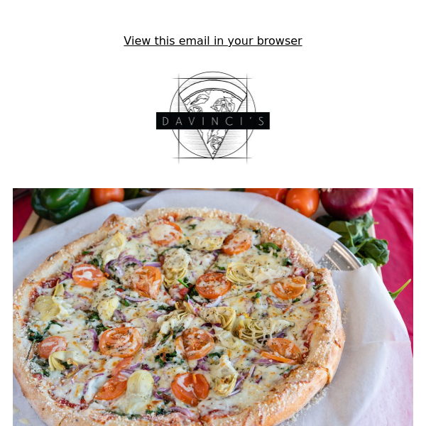 Just $20.23 For DaVinci's 16in Signature Pizza This Week