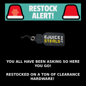 CLEARANCE HARDWARE RESTOCK!! FREE SHIPPING OVER $30 ALL US ORDERS