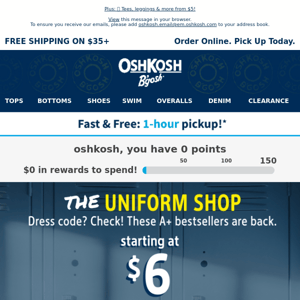 Oshkosh coupon hot sale 2019