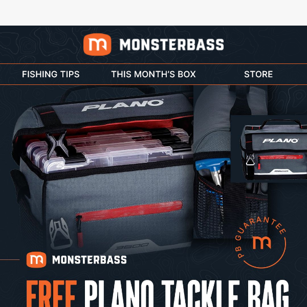Spend $50 and get a FREE Tackle Bag - Monsterbass