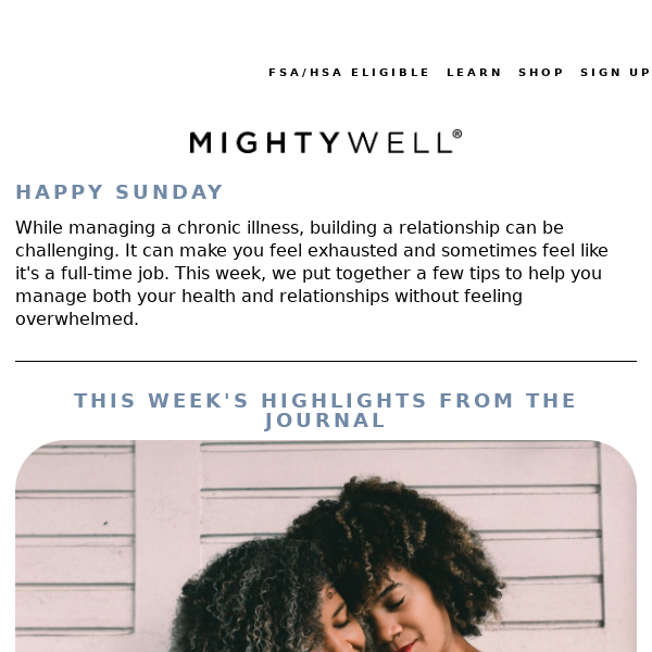 🥄 Building Strong Relationships Despite Chronic Illness | Maintaining Healthy Relationships | Mighty Well in the News