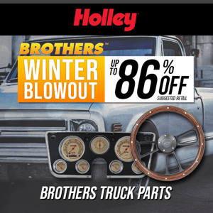 WINTER BLOWOUT: Brothers Trucks' Parts On Sale Now!