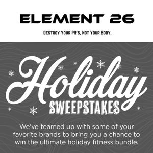 Holiday Sweepstakes 🎁