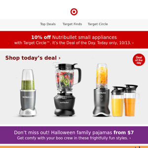 10% off Nutribullet. Today only!