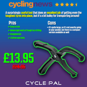 Cyclingnews has reviewed our Original Tyre Seating Tool