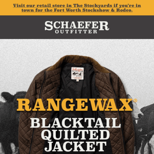The RangeWax® Blacktail Quilted Jacket is back.