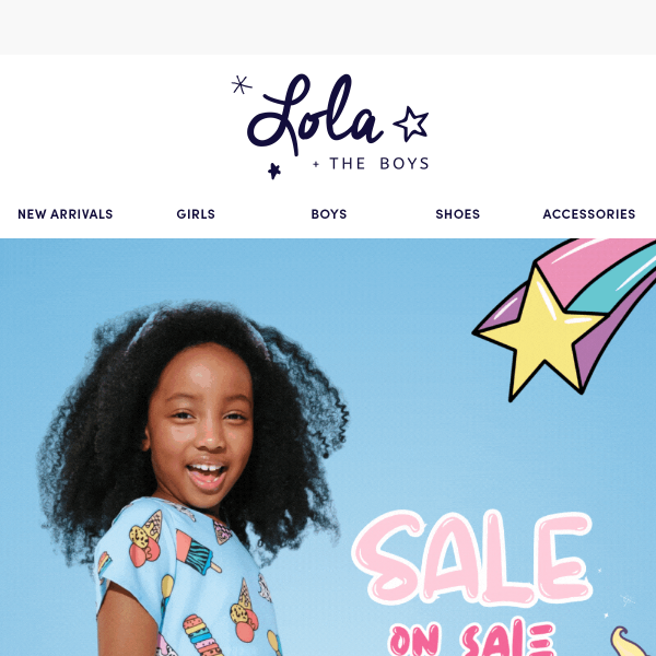 the sale is on SALE! Take an EXTRA 25% off - ️Lola & The Boys️