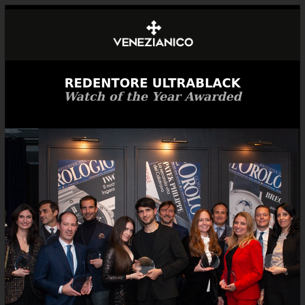 Redentore Ultrablack has been awarded 🥇