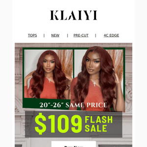 Grab the Long Length Deal at KLAIYI - All for $109 (20"-26")