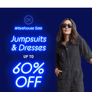 Up to 60% OFF: Jumpsuits & Dresses!